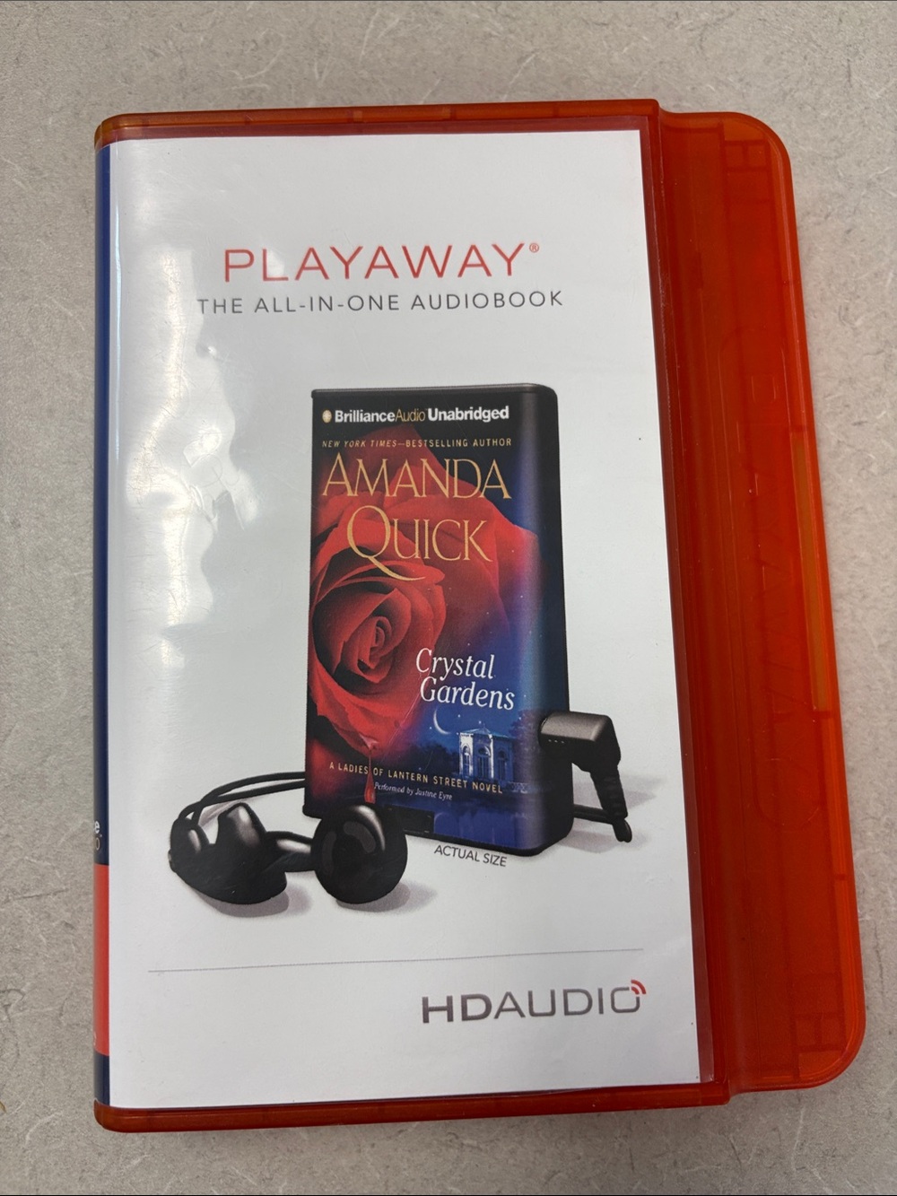 All-in-One Audiobook - Orange Device